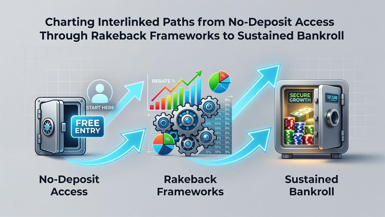 Beispielhafte Bankroll-Entwicklung durch kombinierte No-Deposit- und Rakeback-Strategien