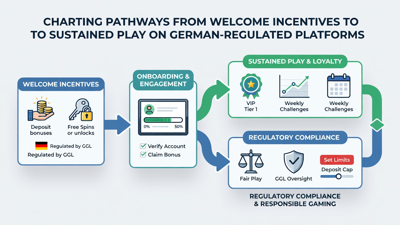 Diagramme und Statistiken zu Spielerretention auf regulierten Plattformen