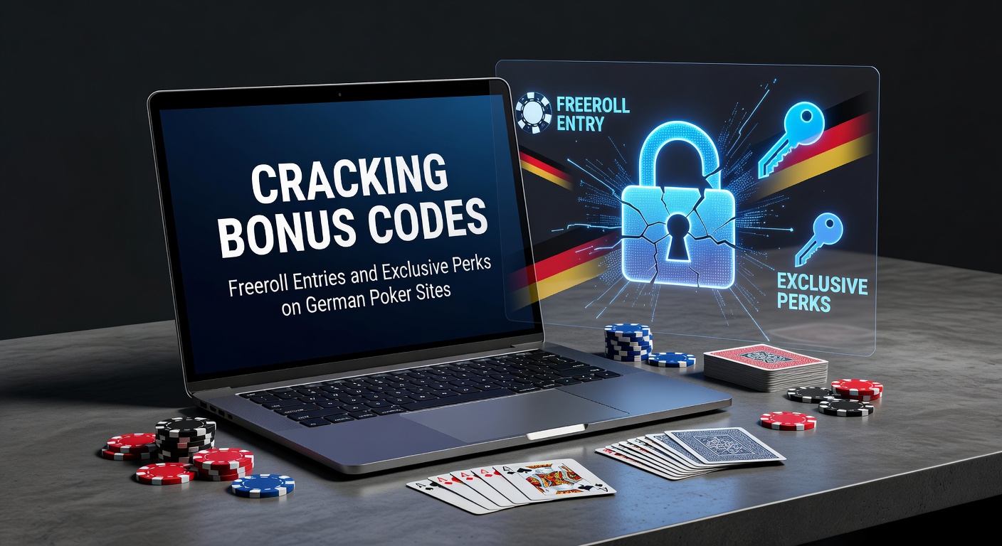 Beispiel für ein Bonuscode-Eingabefeld auf einer deutschen Pokerplattform mit Freeroll-Angeboten